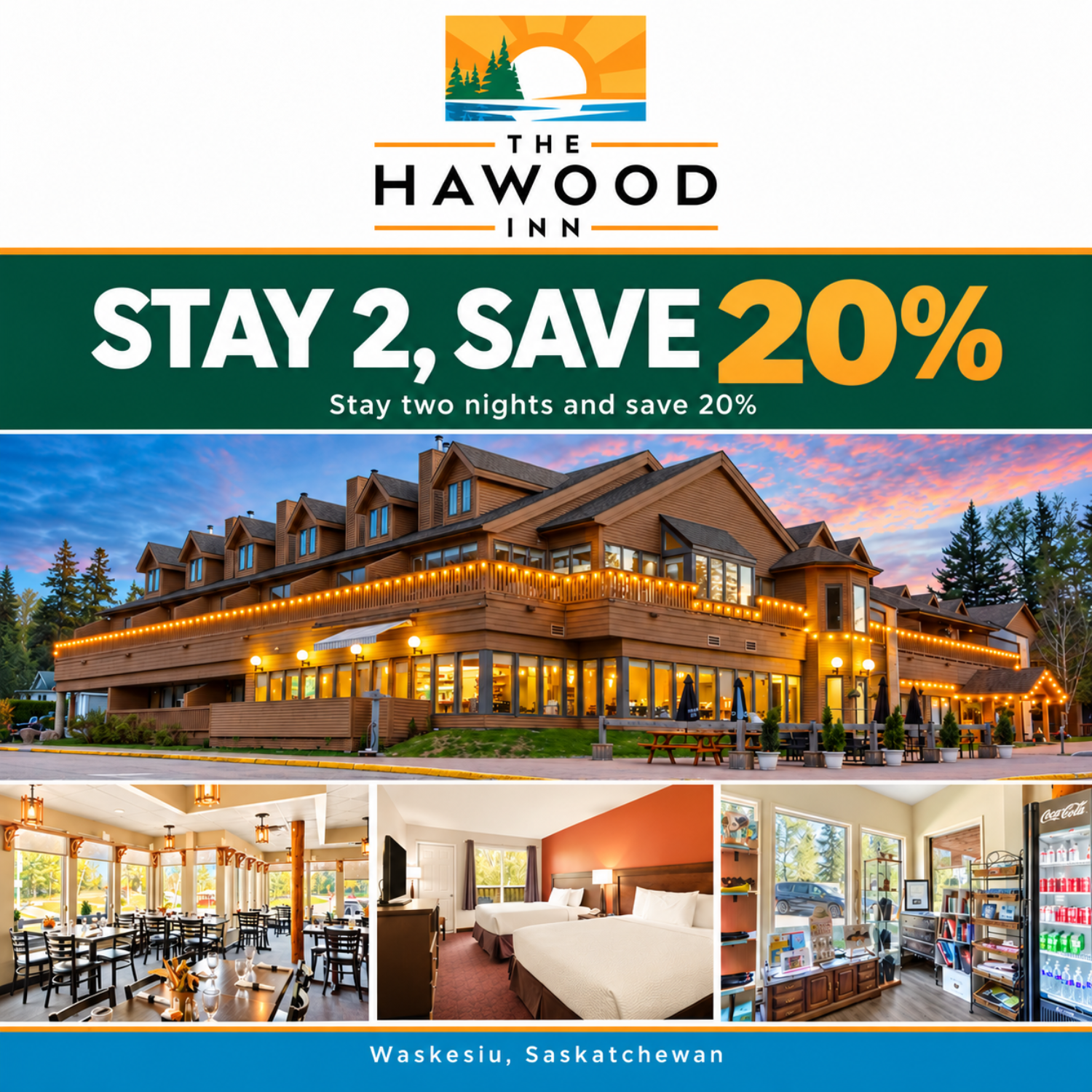 Stay 2, Save 20%