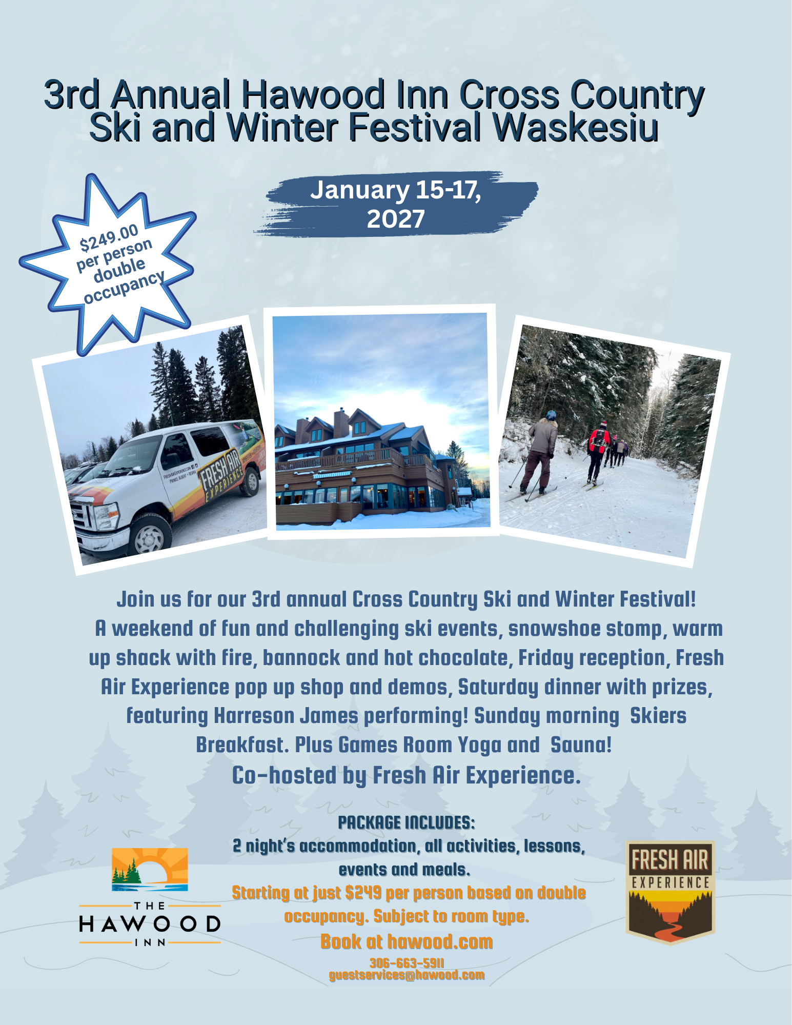 3rd Annual Hawood Inn Cross Country Ski & Winter Festival
